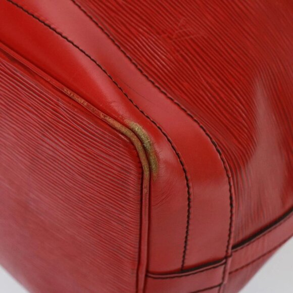 LOUIS VUITTON Epi Noe Shoulder Bag Red M44007 LV Auth 77221 - Picture 4 of 16